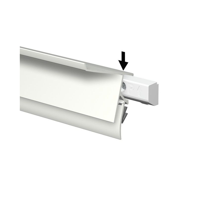 INFO RAIL + BIANCO 200 CM (INCLUSE ATTREZZI DI MONTAGGIO, PUNTE DI RAIL E 4X MOUSE MAGNETS BIANCHI) ARTI TEQ 11 - Cimasa Quadro