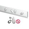 INFO RAIL MAGNÉTIQUES BLANC 200 CM ((INCLUT MATÉRIEL DE FIXATION, ET EMBOUTS DE RAIL)