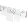 INFO RAIL MAGNÉTIQUES BLANC 200 CM ((INCLUT MATÉRIEL DE FIXATION, ET EMBOUTS DE RAIL) ARTI TEQ 2 - Cimaise Tableau 
