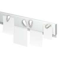 INFO MAGNETSCHIENE WEISS 200 CM (INKL. BEFESTIGUNGSTEILE UND SCHIENENENDEN) ARTI TEQ 2 - Cimaise Tableau 