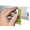 INFO MAGNETIC WHITE RAIL 200 CM ((INCLUDES FIXING HARDWARE AND RAIL ENDS) ARTI TEQ 4 - Cimaise Tableau 