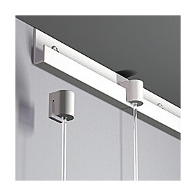 Classic "J" rail picture rail 20 kg (size of your choice) - picture rail fixing for artiteq painting ARTI TEQ 3 - Cimaise Tablea