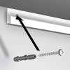 Classic "J" rail picture rail 20 kg (size of your choice) - picture rail fixing for artiteq painting ARTI TEQ 4 - Cimaise Tablea