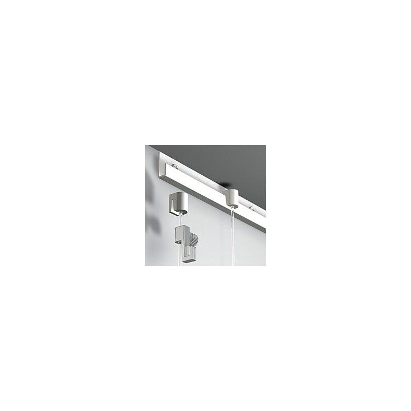 Cimaise Classic rail "J" 20 kg ( taille au choix ) - fixation cimaise pour tableau ARTI TEQ 5 - Cimaise Tableau 