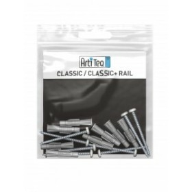 Set of 8 Multimaterial screws / dowels classic rail - fixing picture rail for artiteq painting ARTI TEQ 1 - Cimaise Tableau
