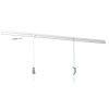 mm U-shaped white rod - picture rail fixing for artiteq pictures ARTI TEQ 3 - Cimaise Tableau 