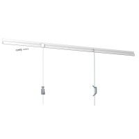 Weißer U-förmiger Stab 2 mm - Bilderschienenbefestigung Artiteq ARTI TEQ 3 - Cimaise Tableau 