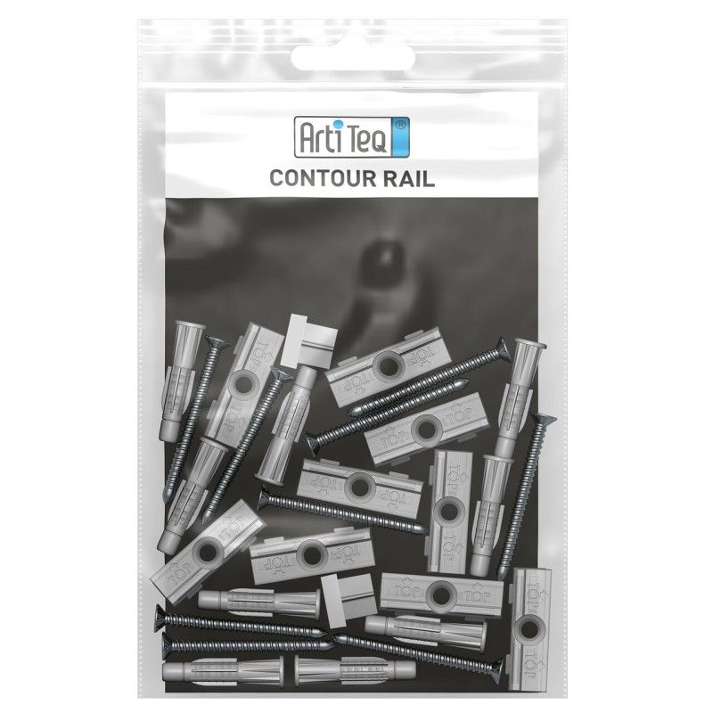 Befestigungsclips für Schienenkontur (bis 5) - Tisch artiteq ARTI TEQ 3 - Cimaise Tableau 