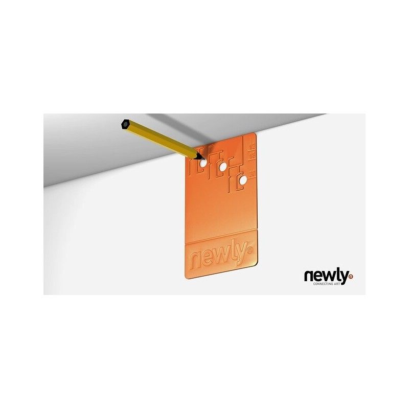 Cimaise MiniClick R10 + 6 Clips + vis et chevilles - accrochage cimaise tableau newly ARTI TEQ 2 - Cimaise Tableau