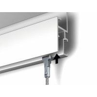 Newly riel para silla R30 profesional + clips de fijación - nuevo riel para colgar cuadros Newly 4 - Cimaise Tableau 