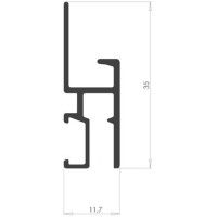 Newly riel para silla R30 profesional + clips de fijación - nuevo riel para colgar cuadros Newly 5 - Cimaise Tableau 