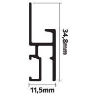 Newly riel para silla R30 profesional + clips de fijación - nuevo riel para colgar cuadros Newly 7 - Cimaise Tableau 