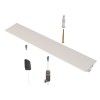 PANNELLO DECORATIVO PER CARTONGESSO SHADOWLINE (FISSAGGIO SU PIASTRA) BIANCO 13 MM 200 CM ARTI TEQ 4 - Cimaise Tableau 