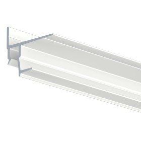 CIMAISE SHADOWLINE MASONRY (MUR FIXATION) WHITE 200 CM ARTI TEQ 1 - Cimaise Tableau