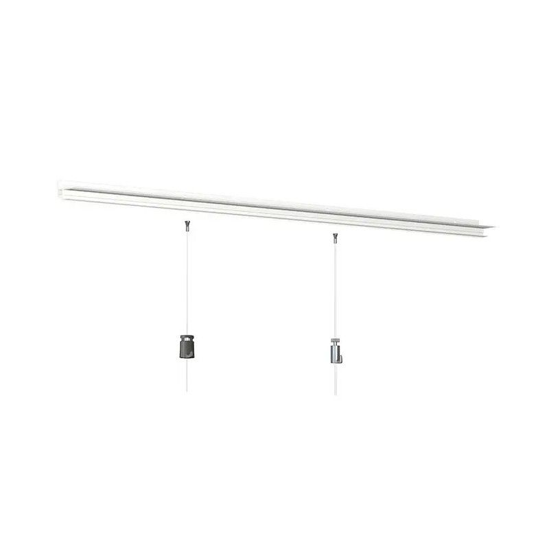 CIMAISE SHADOWLINE MASONRY (SUPPORTO MURALE) BIANCO 200 CM ARTI TEQ 6 - Cimasa per Quadri 