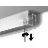 Cimaise Mini Clic de techo Newly R40 200 cm Newly 4 - Cimaise Tableau 