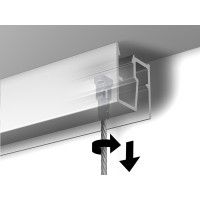 Cimaise Mini Ceiling click Newly R40 200 cm Newly 4 - Cimaise Tableau