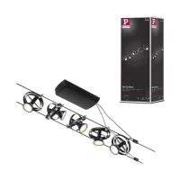 CorDuo Cardan-Kabelsystem Basisset GU5, 3 max. 5x10W 230/12V Mattschwarz - système d'accrochage et décoration - détail 10