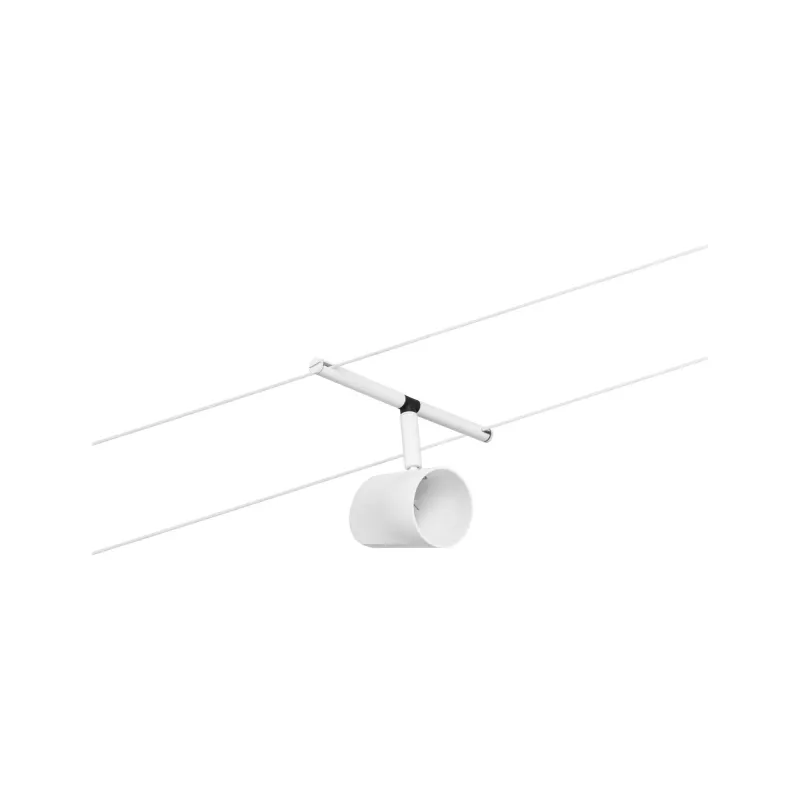 ,CorDuo Système sur câbles Cup Spot individuel GU5,,3 max. 10W 12V Blanc dépoli,,, PAULMANN 32 - Cimaise Tableau 