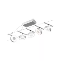CorDuo Système sur câbles LED Circle Kit de base 5x180lm 5x5W 3000K 230/12V - système d'accrochage et décoration - détail 2