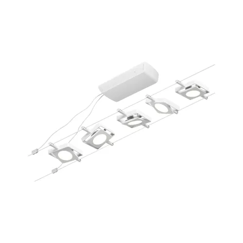 MacLED CorDuo LED -Kabelsystem-Basisset 5x250lm 5x4,5W 3000K 230/12V Weiß