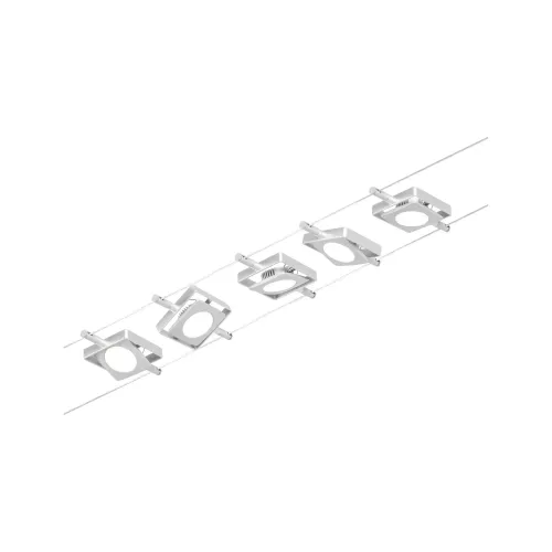 MacLED CorDuo LED -Kabelsystem-Basisset 5x250lm 5x4,5W 3000K 230/12V Mattchrom
