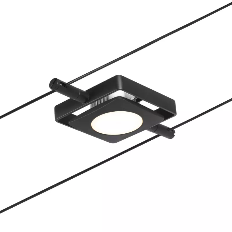 ,CorDuo Système sur câbles LED MacLED Kit de base 5x250lm 5x4,,5W 3000K 230/12V Noir mat,,,