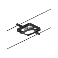 CorDuo LED Kabelsystem MacLED Einzelspot 250 lm 4,5 W 3000 K 12 V Mattschwarz - système d'accrochage et décoration - détail 2