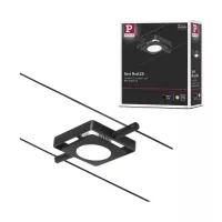 CorDuo LED Kabelsystem MacLED Einzelspot 250 lm 4,5 W 3000 K 12 V Mattschwarz - système d'accrochage et décoration - détail 6