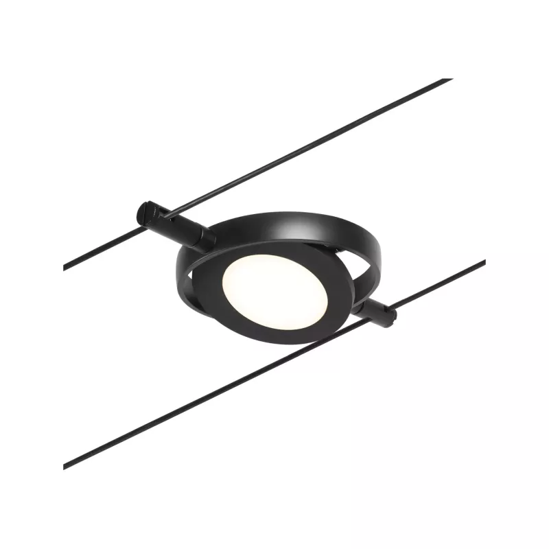 ,CorDuo LED System on Cables RoundMac Basic Kit 5x200lm 5x4.5W 3000K 230/12V Matte Black,,, PAULMANN 26 - Cimaise Tableau 
