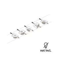 ,Sistema CorDuo sobre Cables Mac II Kit Básico GU5,,3 máx. 5x10W 230/12V Blanco Esmerilado,,, - système d'accrochage et décoration - détail 3
