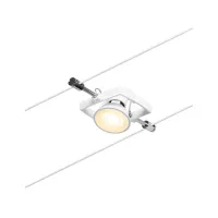 CorDuo Mac II Kabelsystem Einzelsteckdose GU5, 3 max. 10W 12V Mattweiß - système d'accrochage et décoration - détail 3