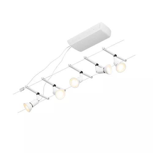 ,CorDuo Système sur câbles Salt Kit de base GU5,,3 max. 5x10W 230/12V Blanc dépoli,,,