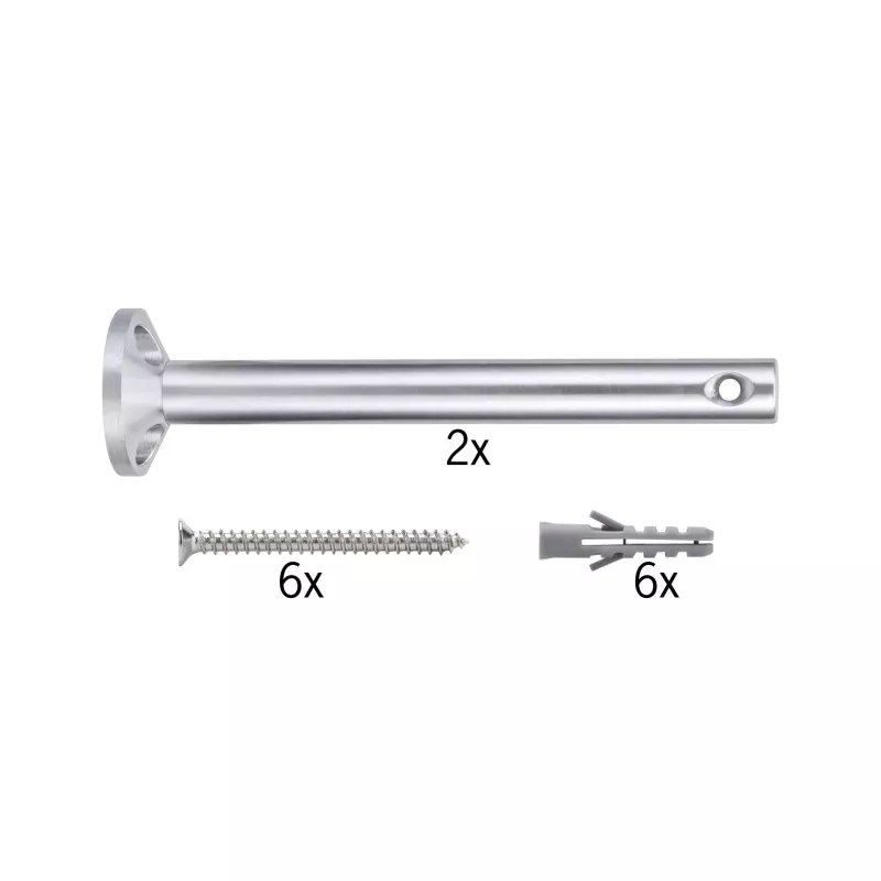 Kit de montaje para sistema de cables, soporte angular/suspensión - système d'accrochage et décoration