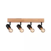 LED Strahler Arvid E27, max. 230 V, 4 x 20 W, dimmbar - système d'accrochage et décoration - détail 2