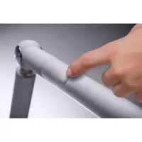 Lámpara de escritorio LED con atenuación de 3 pasos, barra flexible, interruptor blanco, 700 lm, 9,5 W. - système d'accrochage et décoration - détail 13