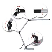 ,Lampe de bureau LED 3-Step-Dim FlexBar White Switch 700lm 9,,5W Argent, - système d'accrochage et décoration - détail 5
