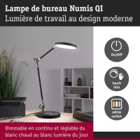 Lampe de bureau LED Numis QI White Switch 1000lm 11W - système d'accrochage et décoration - détail 6