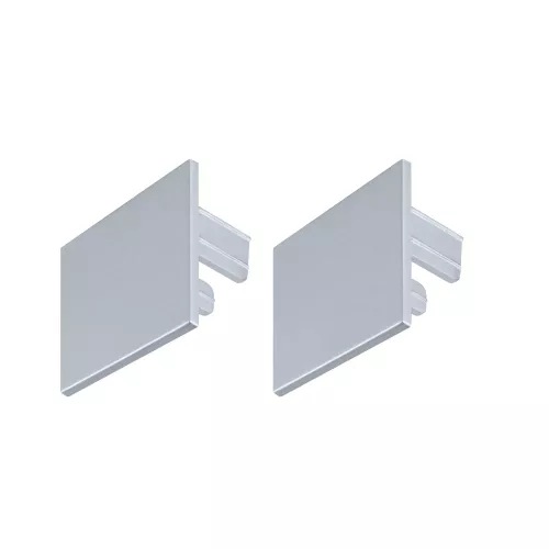 Linion Accessoires Extrémités Kit de 2 Chrome mat Matière plastique