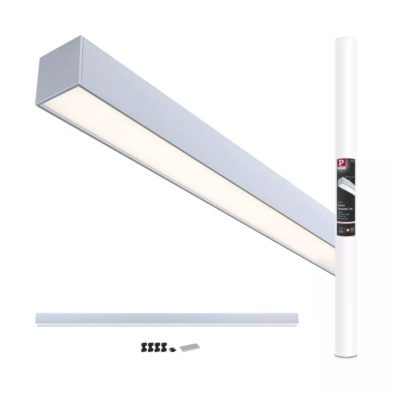 Linion Alimentation électrique Power Channel 230/24V 17W Chrome mat 1m