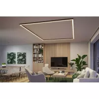 ,Linion Canal lumineux 0,,5m 24V 8,,5W 3000K Noir signal, - système d'accrochage et décoration - détail 14