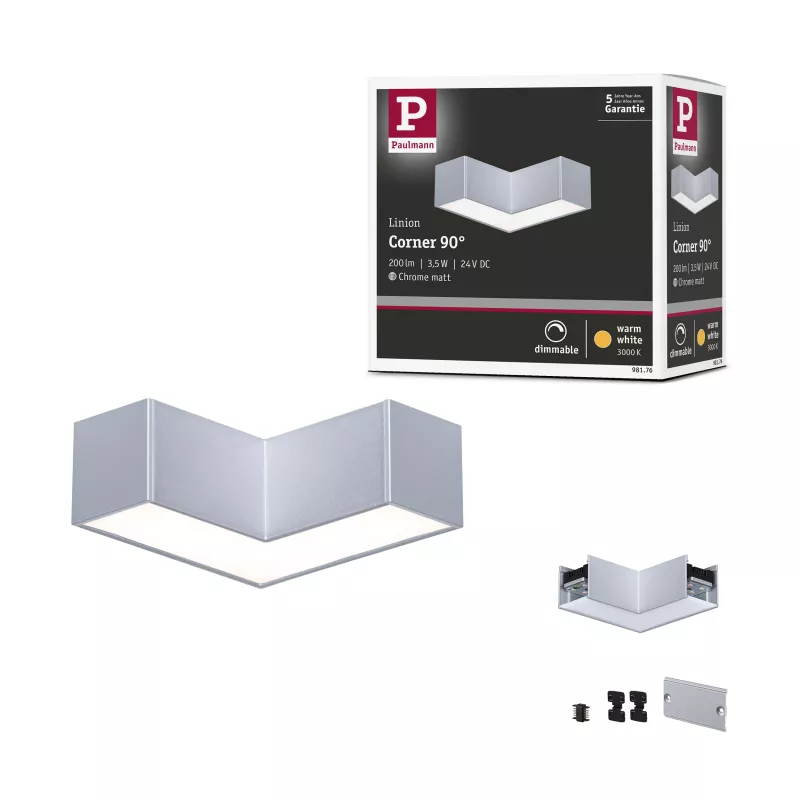 ,Linion Canal lumineux 90 ° 24V 3,,5W 3000K,