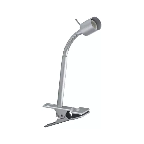 Foco Finja cromado mate con clip, 230 V GU10