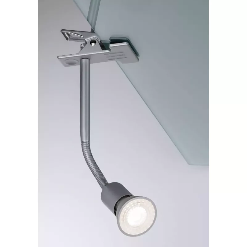 Spot à pince Finja Chrome mat 230V GU10