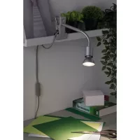 Spot à pince Finja Chrome mat 230V GU10 - système d'accrochage et décoration - détail 6