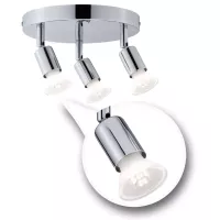 Spotlight Carolina IP44 GU10 230V max. 3x10W gradable - système d'accrochage et décoration - détail 5