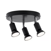 ,Spotlight Carolina IP44 GU10 230V max. 3x10W gradable Anthracite,,, - système d'accrochage et décoration - détail 2