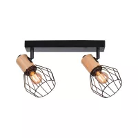 Spotlight Lanka E14 230V max. 2x20W gradable - système d'accrochage et décoration - détail 2