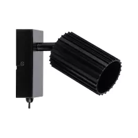 Foco Lirena GU10, máx. 10 W, metal negro mate. - système d'accrochage et décoration - détail 2