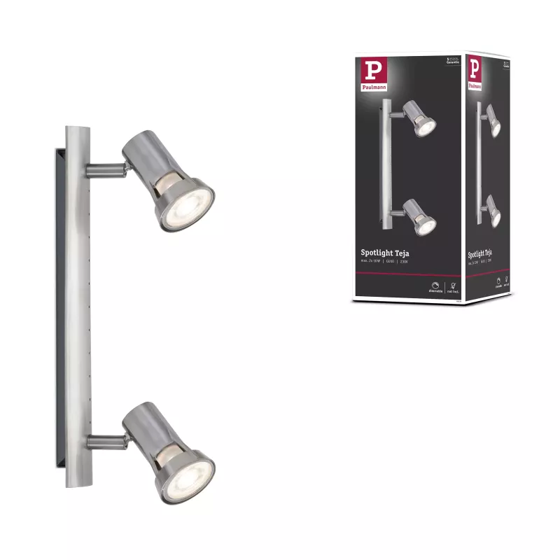 Spotlight Teja GU10 230V max. 2x10W gradable Nickel